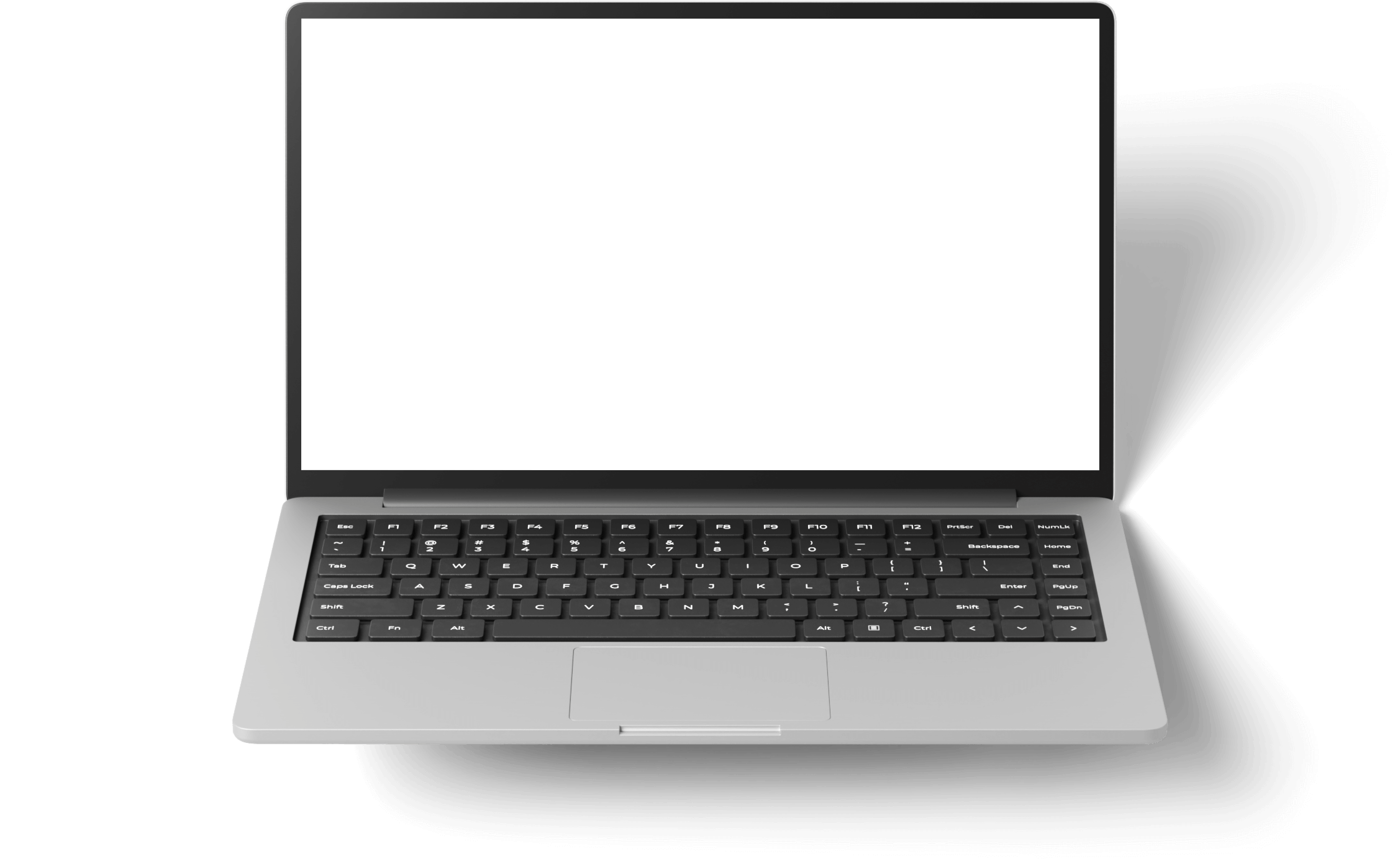 Laptop screen for decorative purposes only